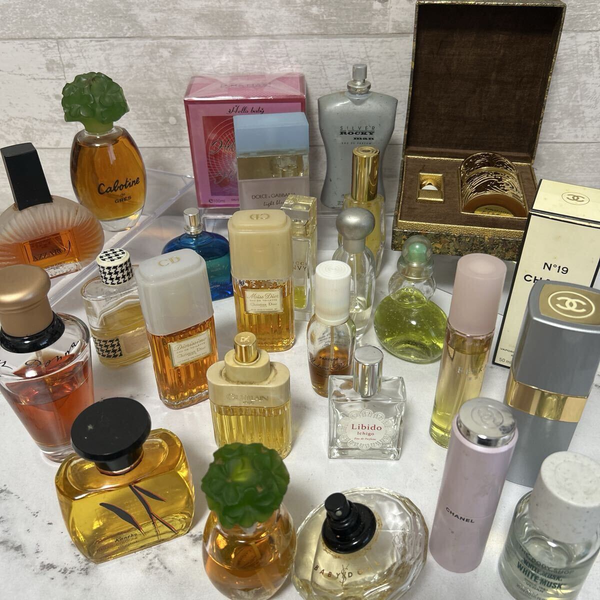 1スタ ブランド香水 香水まとめ フレグランス CHANEL シャネル DIOR GUERLAIN GUCCI YSL 大量 レア 中古 ヴィンテージ香水おまとめ 1円〜 M