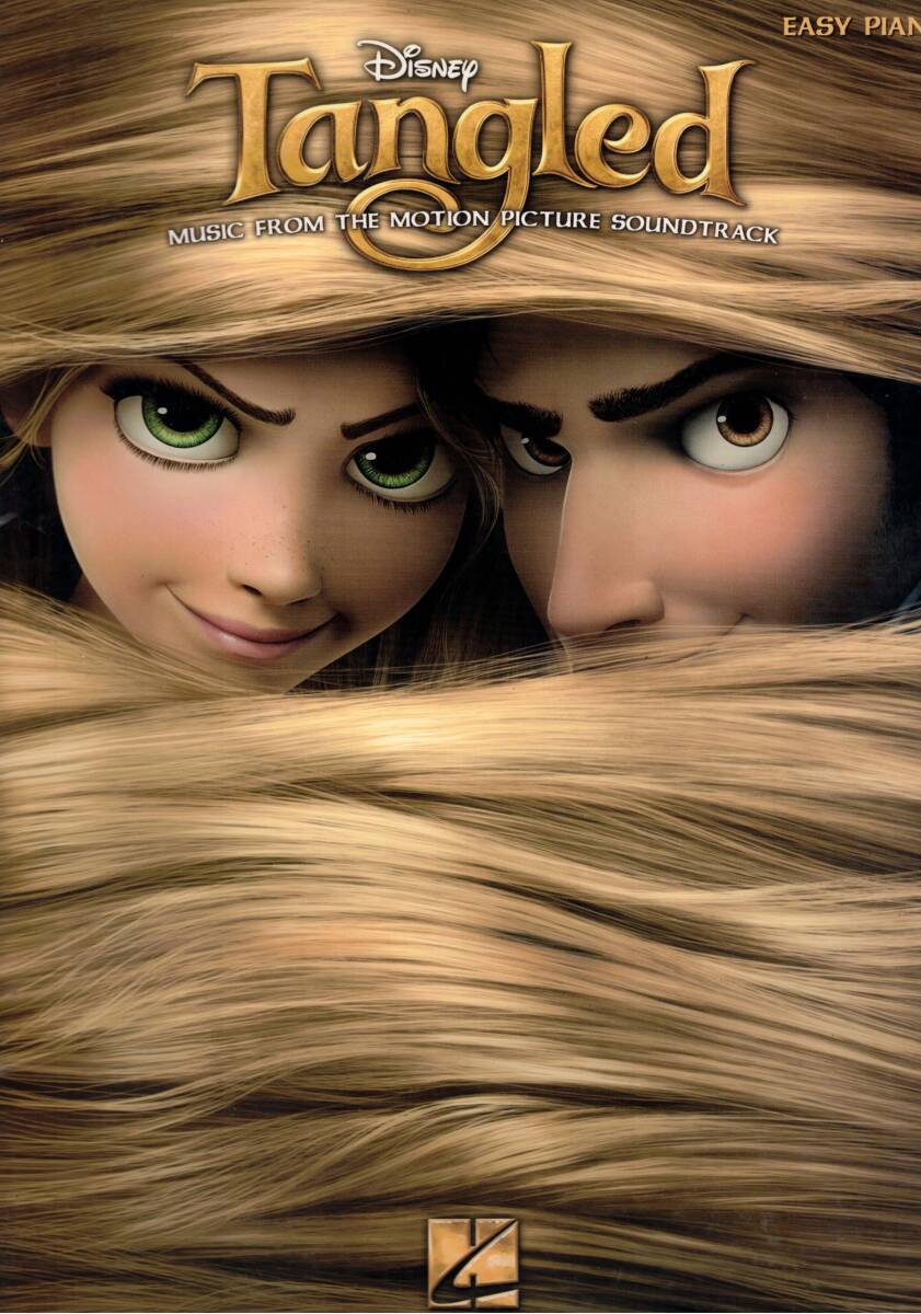 洋書ピアノ譜　ディズニー　塔の上のラプンツェル　Disney　Tangled　EASY PIANOクリックポスト可能