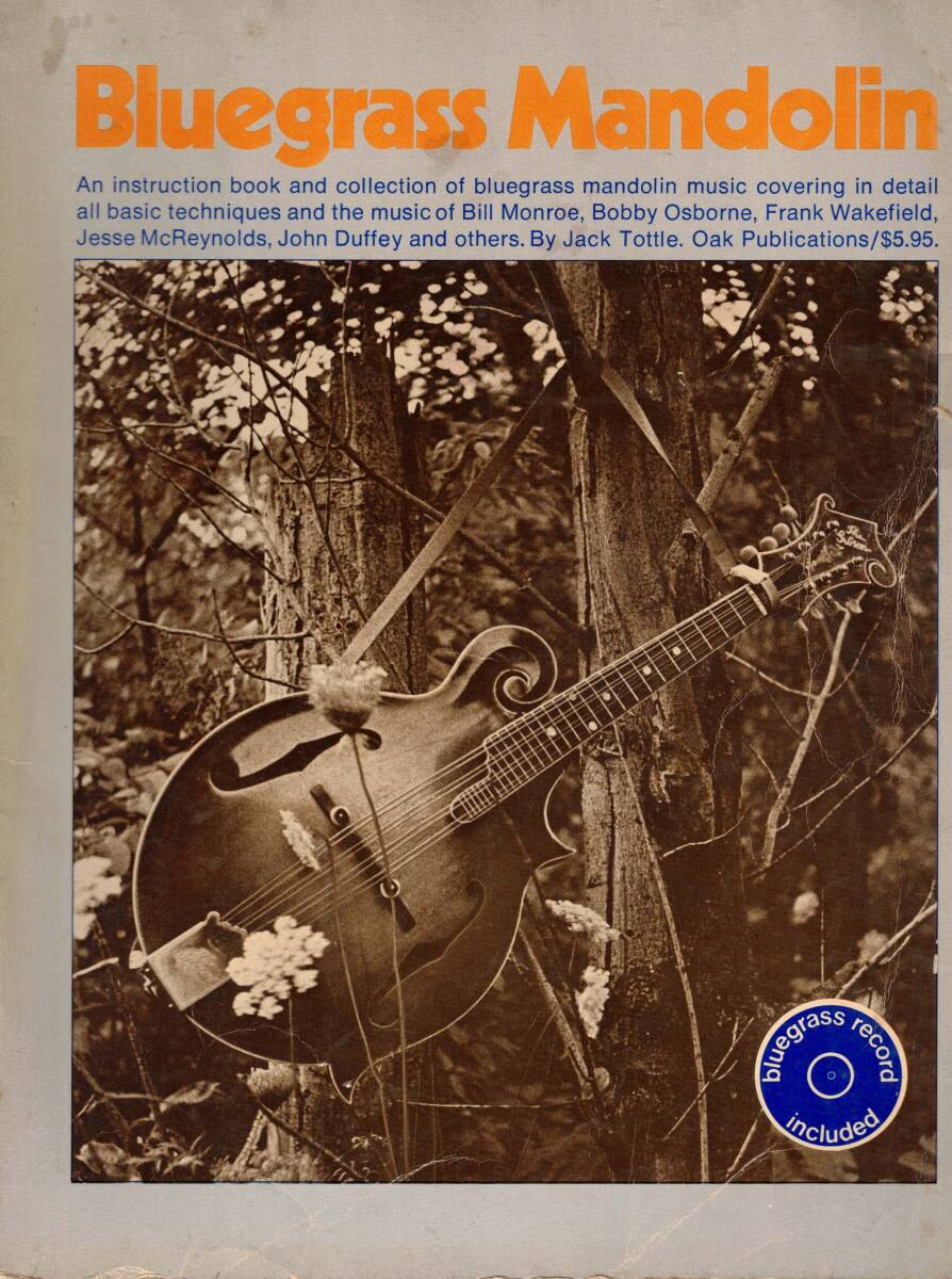 洋書マンドリン教則本　ブルーグラス・マンドリン　Bluegrass Mandolin クリックポスト可能