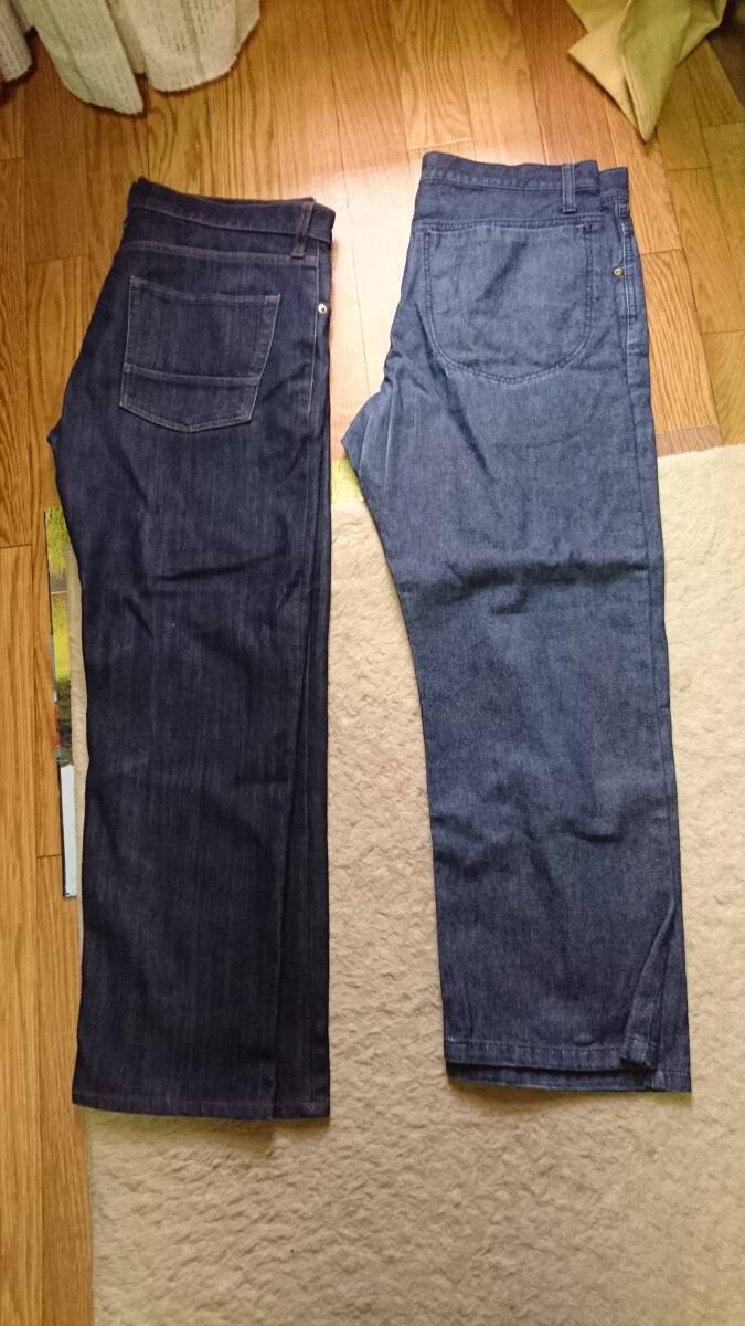 ジーパン 2点セット　ジーンズ　デニム　メンズ　レディース　子ども　中学　高校　パンツ　普段履き　仕事履き ノーブランド