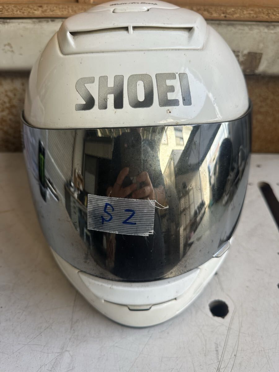(S2) SHOEI ショウエイ X-8 SPⅢ 当時物 フルフェイスヘルメット ホワイト 現状中古品