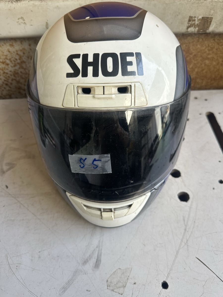 (S5) SHOEI ショウエイ フルフェイスヘルメット 当時物 X-8 CREST Mサイズ 現状中古品