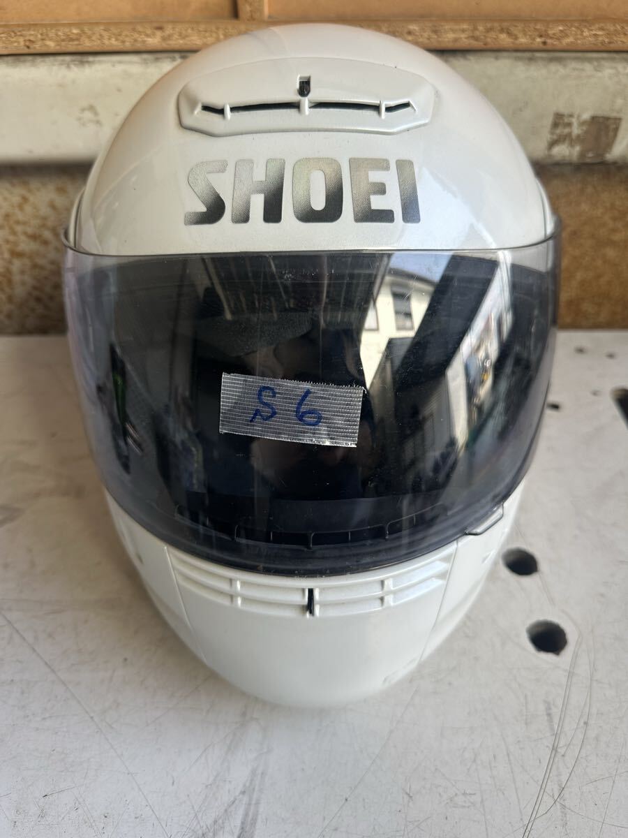 (S6) SHOEI ショウエイ フルフェイスヘルメット SYNCROTEC 当時物 Lサイズ 現状中古品