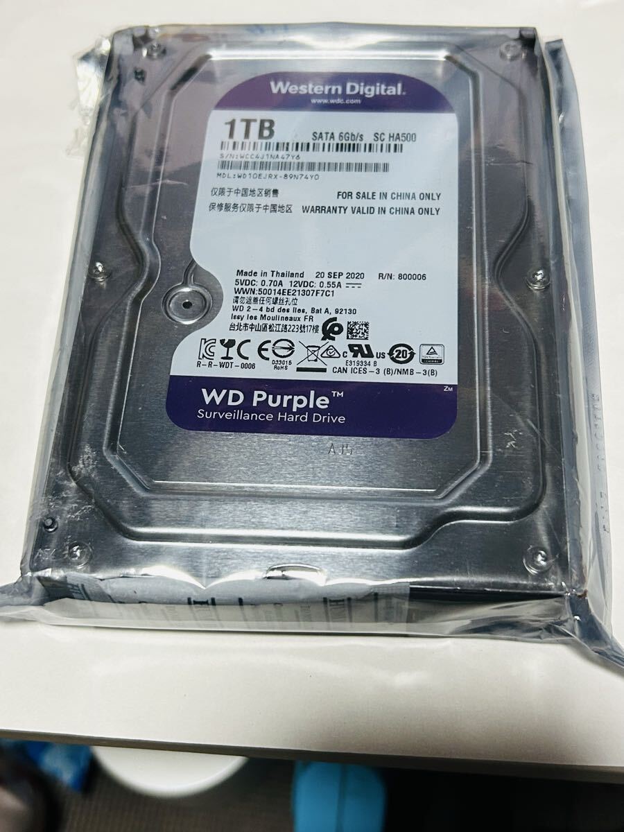 2 Western Digita 1TB SATA 6Gb/s SC HA500 未使用品？ 保管品 