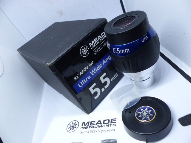 31.7 超広角82° MEADE UWA 5.5㎜ アイピース 箱付 新同