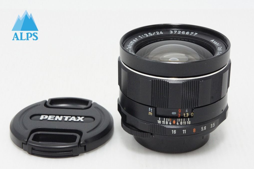 良品 ASAHI PENTAX ペンタックス Super Takumar 24mm F3.5 M42マウント MF 単焦点レンズ 260501u【アルプスカメラ】