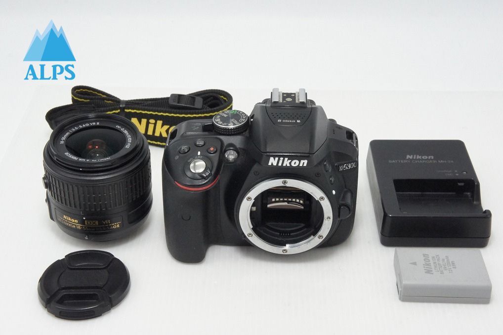 Nikon ニコン D5300 ボディ + AF-S DX 18-55mm VR II レンズキット デジタル一眼レフカメラ 260502z【アルプスカメラ】