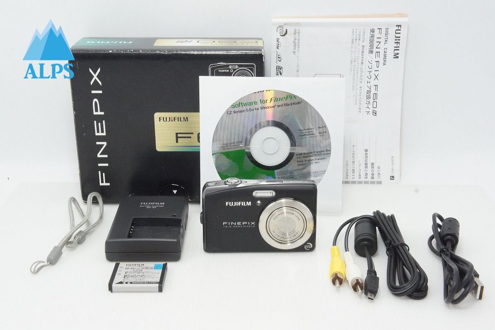 FUJIFILM フジフィルム FinePix F60fd コンパクトデジタルカメラ ブラック 元箱付 260513e【アルプスカメラ】