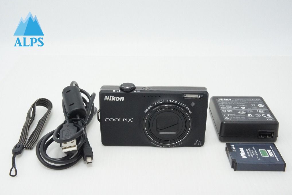 Nikon ニコン COOLPIX S6000 コンパクトデジタルカメラ ノーブルブラック 260512y【アルプスカメラ】