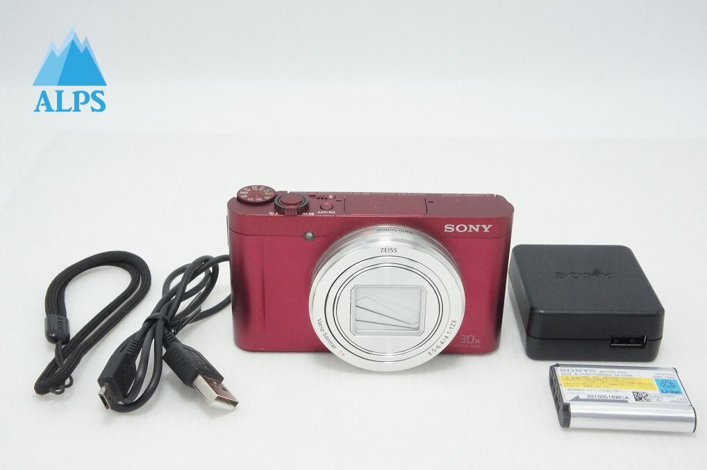 SONY ソニー Cyber-shot DSC-WX500 コンパクトデジタルカメラ レッド 260512ac【アルプスカメラ】