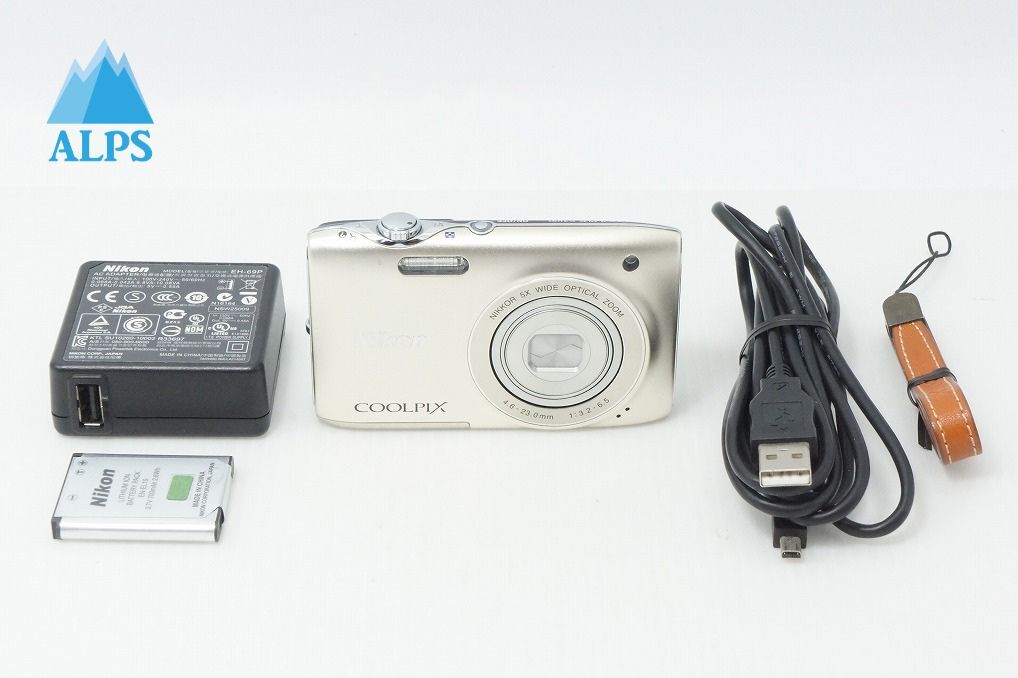 良品 Nikon ニコン COOLPIX S3100 コンパクトデジタルカメラ シャンパンシルバー 260512ad【アルプスカメラ】