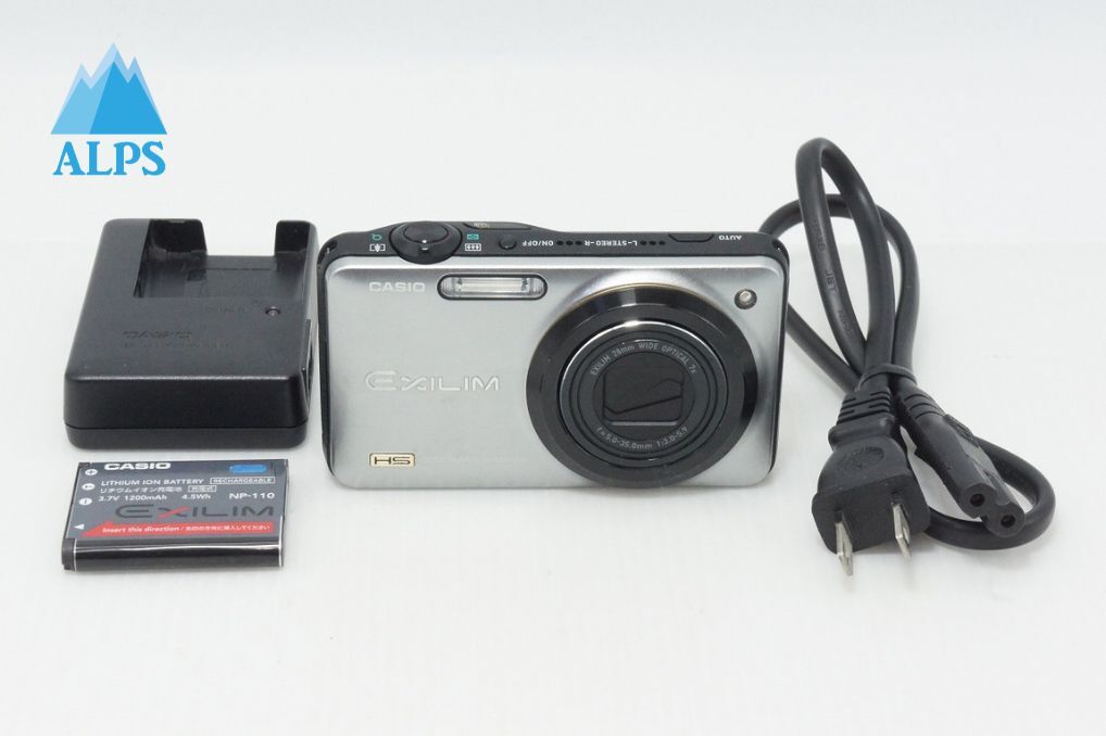 良品 CASIO カシオ EXILIM EX-ZR10 コンパクトデジタルカメラ シルバー 260513y【アルプスカメラ】