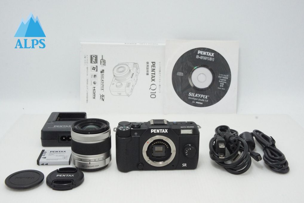 良品 PENTAX ペンタックス Q10 ズームレンズキット [標準ズーム 02 STANDARD ZOOM] ミラーレス一眼カメラ 260513ah【アルプスカメラ】