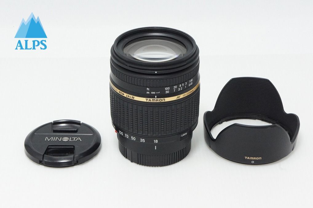 良品 TAMRON AF 18-250mm F3.5-6.3 Di II LD Aspherical IF MACRO A18 SONY MINOLTA αマウント APS-C 260518h【アルプスカメラ】