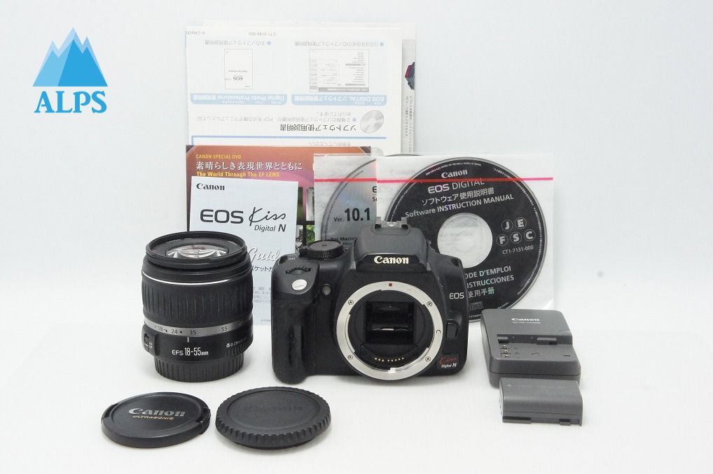 Canon キヤノン EOS Kiss Digital N レンズキット (EF-S 18-55mm II USM) デジタル一眼レフカメラ 260527az【アルプスカメラ】