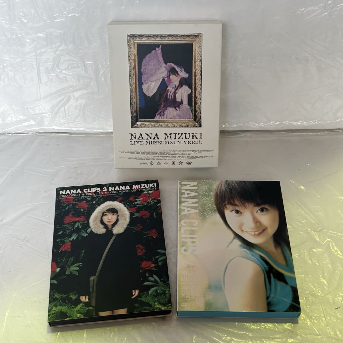 【水樹奈々】DVDセットで！「LIVE MUSEUM×UNIVERSE +NANA CLIPS２+NANA CLIPS3」