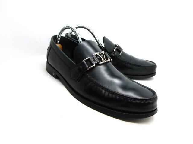 ◆本物保証◆ルイ・ヴィトン◆メンズ◆約16万円◆メジャー/ビジネス/ローファー/モカシン/レザー/シューズ/革/靴/27㎝前後(8)★☆美品☆★