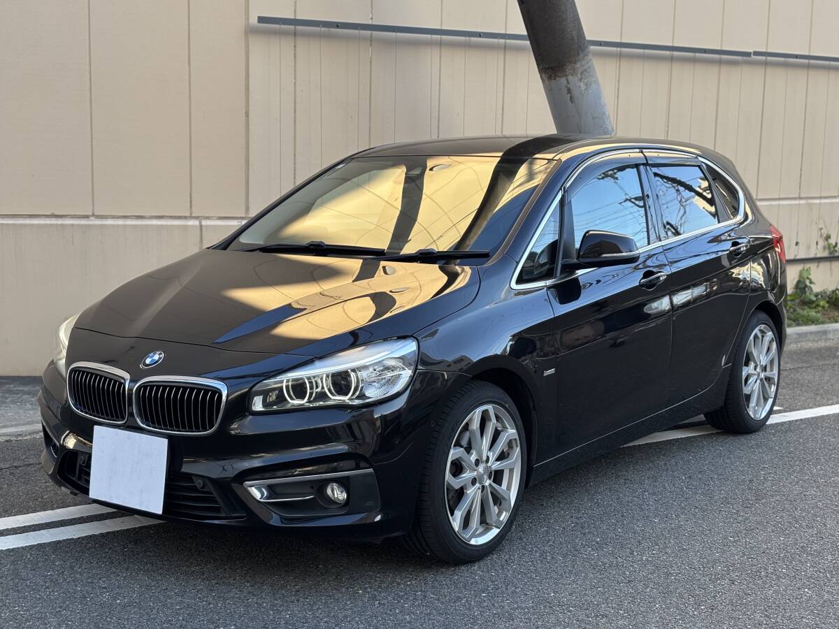  [平成27年式] BMW・2シリーズ・218d アクティブツアラー・ラグジュアリー / パワーバックドア / 社外18インチAW / 社外TVチューナー / ETC