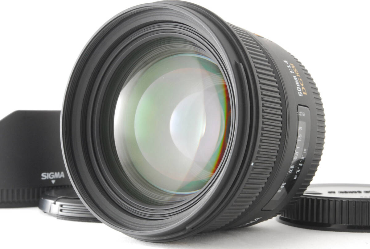 #380【美品】シグマ 50mm f/1.4 EX DG HSM キヤノンEFマウントカメラ用