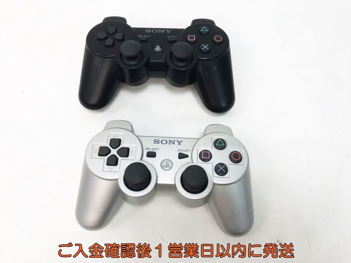 【1円】PS3 純正 ワイヤレスコントローラー DUALSHOCK3 2個セット まとめ売り 未検品ジャンク プレステ3 F04-215yk/F3