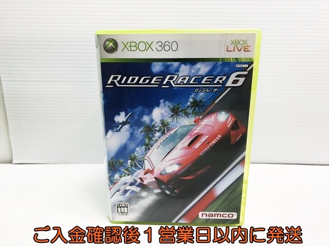 【1円】Xbox360 リッジレーサー 6 ゲームソフト 1A0318-033sf/F8