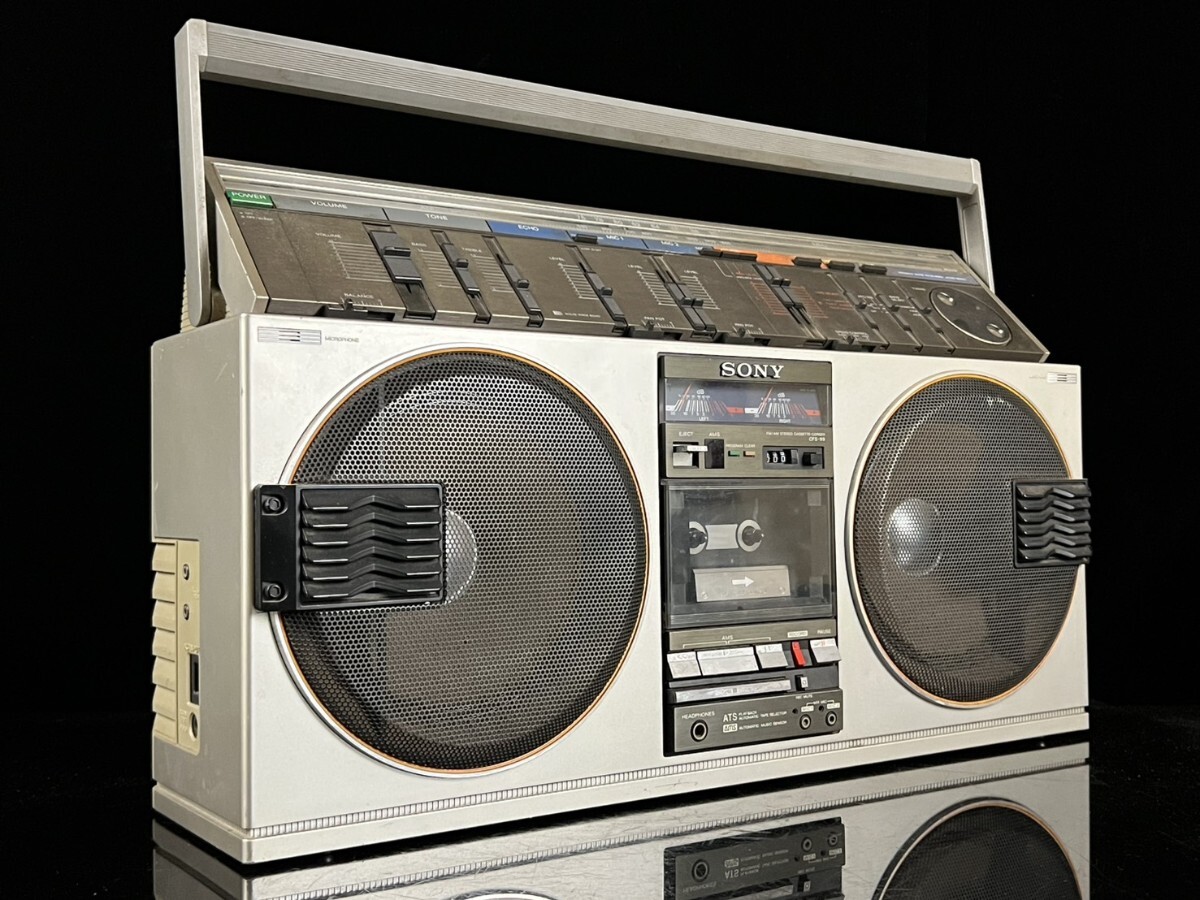 昭和レトロ SONY ソニー ステレオカセットレコーダー CFS-99 大型ラジカセ[麌]