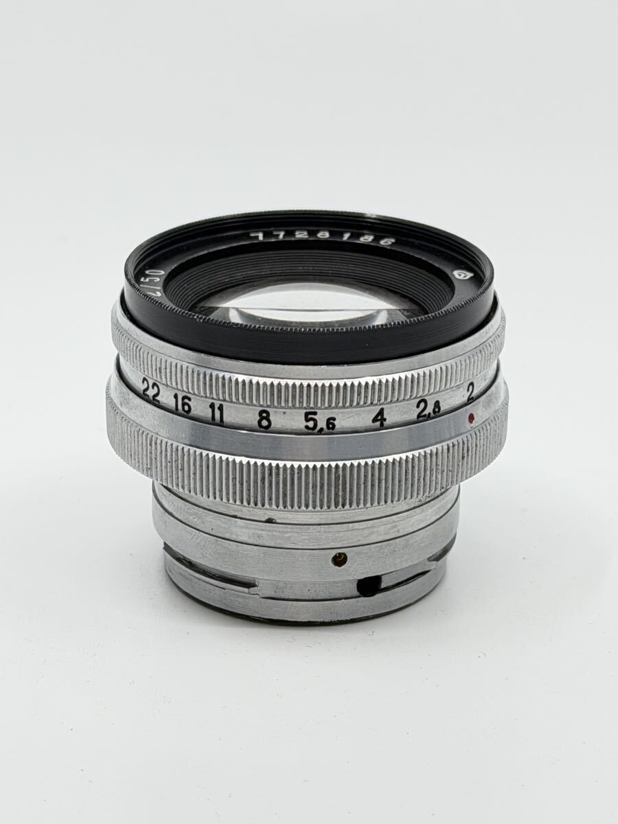 現状品 Jupiter-8M 50mm f2 旧コンタックスrfマウント(内爪) Contax ikon Contax rf 5