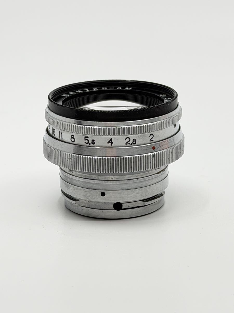 良品 分解清掃済 Jupiter-8M 50mm f2 旧コンタックスrfマウント(内爪) Contax ikon Contax rf 3