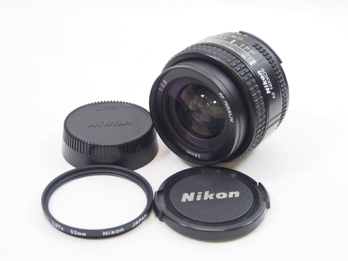 ◎Nikon ニコン AF NIKKOR 24mm F2.8（前後キャップ付）