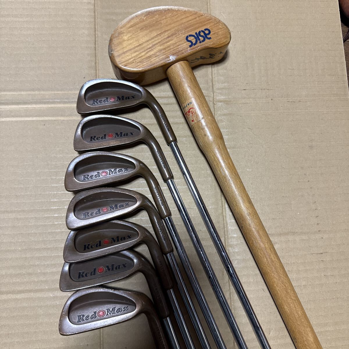 あ-8749）Dunlop Red Max/その他/まとめ　ゴルフセット　中古現状品