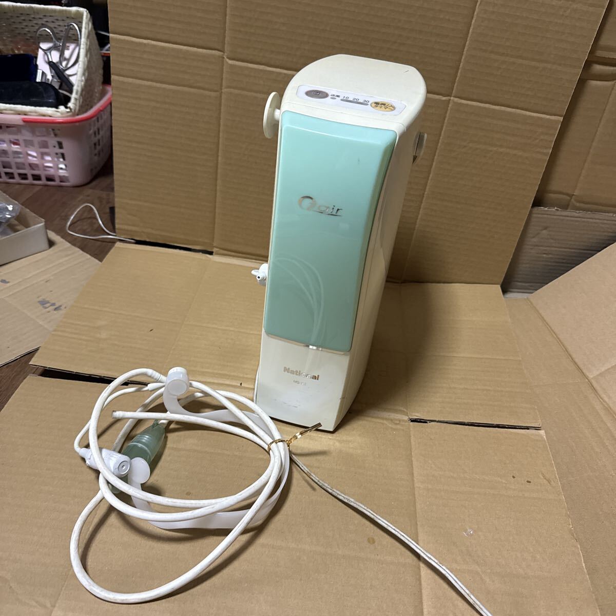 あ-8758）National ナショナル MS-X2 酸素エアチャージャー 通電のみ確認