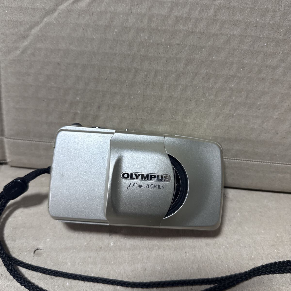 あ-8764）OLYMPUS オリンパス μ [mju:] ミュー ZOOM 105 コンパクトフィルムカメラ 中古現状品