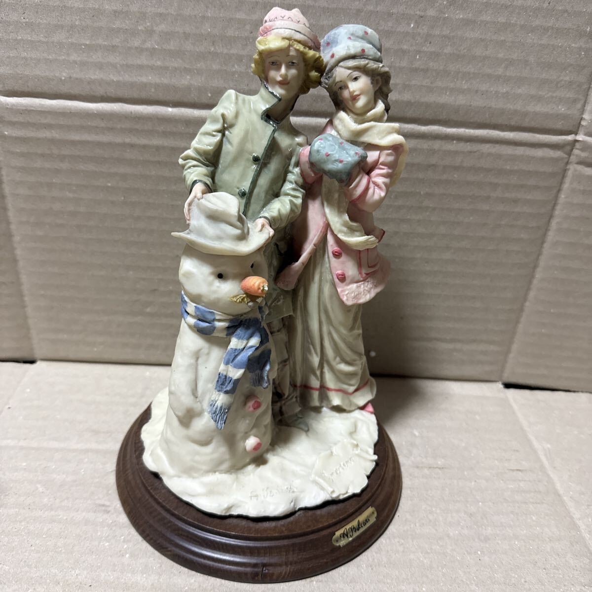 あ-8707) 西洋人形　置物 中古現状品