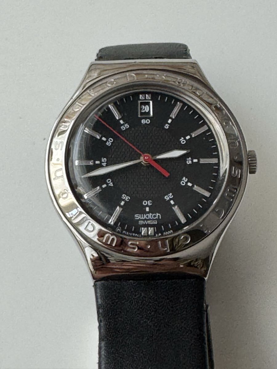SWATCH スウォッチ IRONY アイロニー アナログ クォーツ 腕時計 ブラック