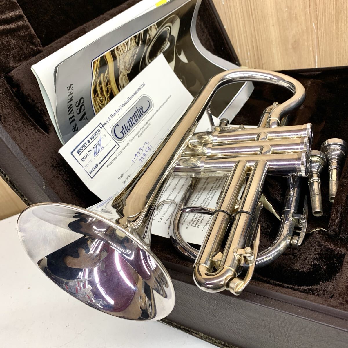 【P-4】 BESSON Sovereign 923 728581 Cornet コルネット ベッソン 6065-53