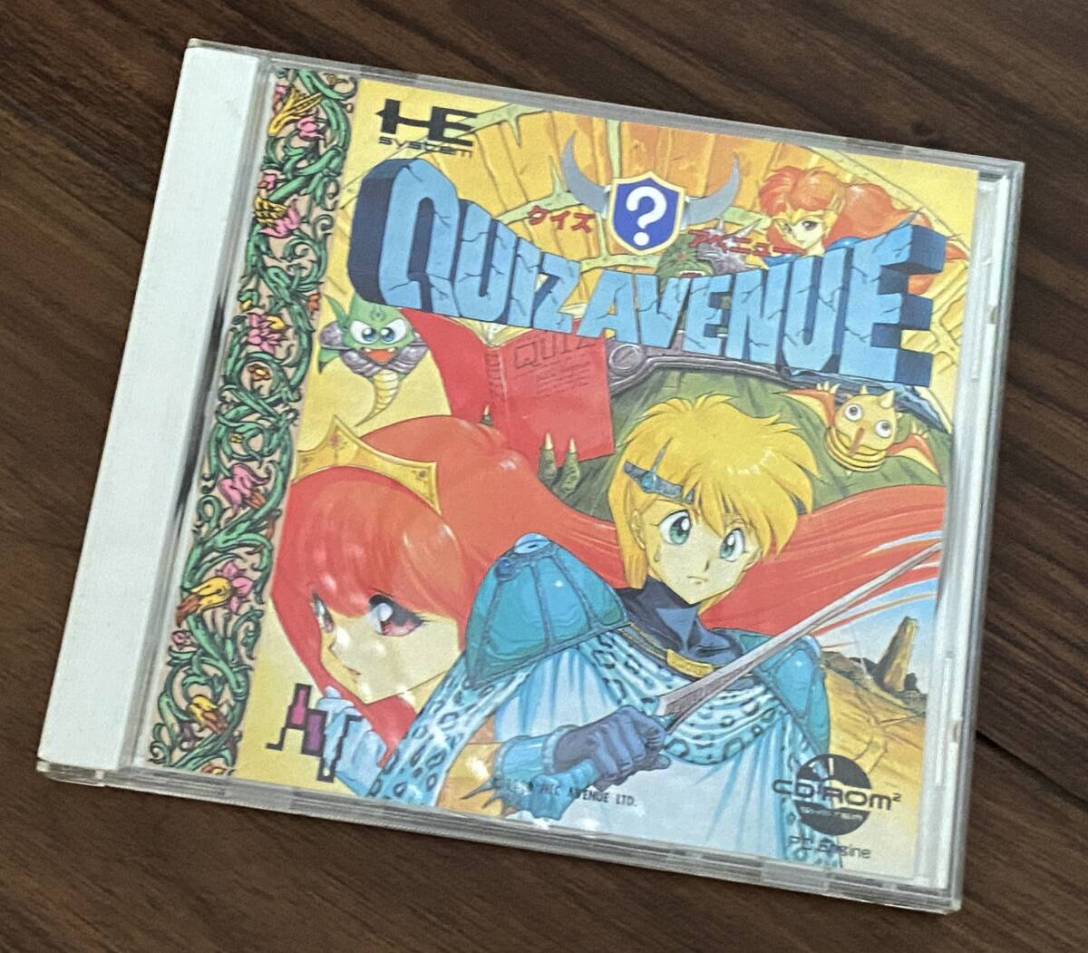 ●PCエンジン CD-ROM ソフト クイズアベニュー NECアベニュー NAPR-1013・ケース 説明書有り●