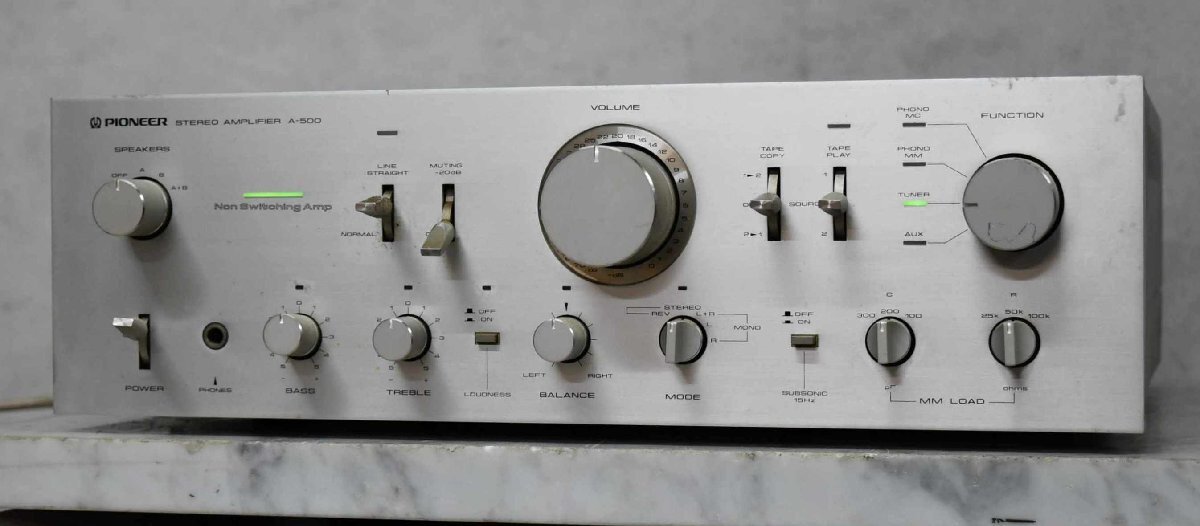 【J】Pioneer A-500 プリメインアンプ パイオニア 3300506