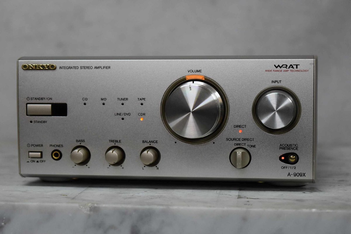 【G】ONKYO A-909X プリメインアンプ オンキヨー 3300585