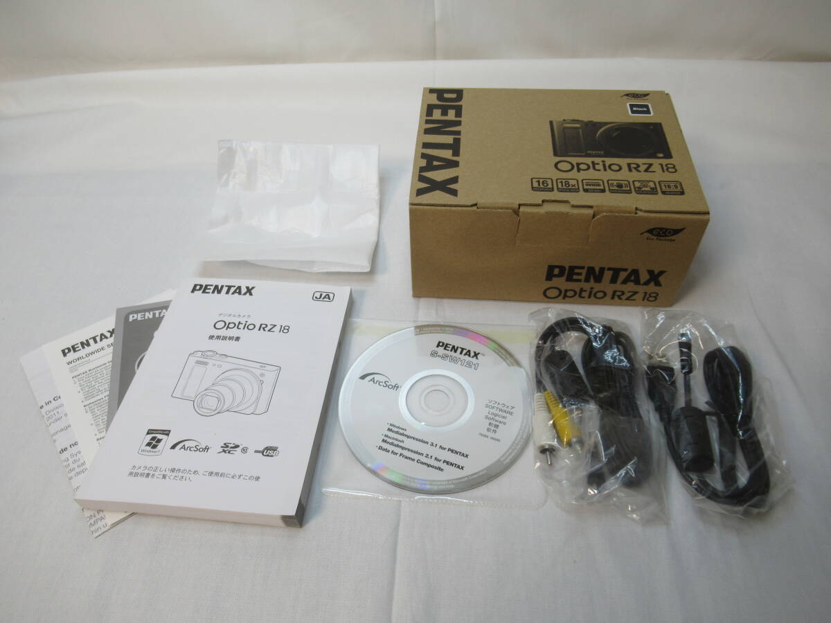 同梱可/コンパクトデジタルカメラ/付属品のみ/ペンタックス/PENTAX/Optio RZ18/保管品/中古品/