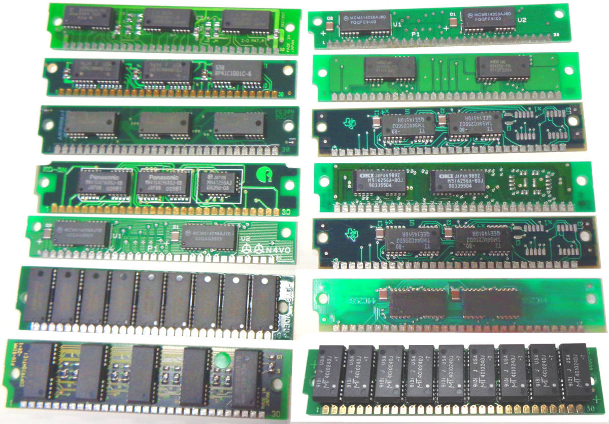 新古品 メモリー 1MB simm 30pin, etc 各種いずれか