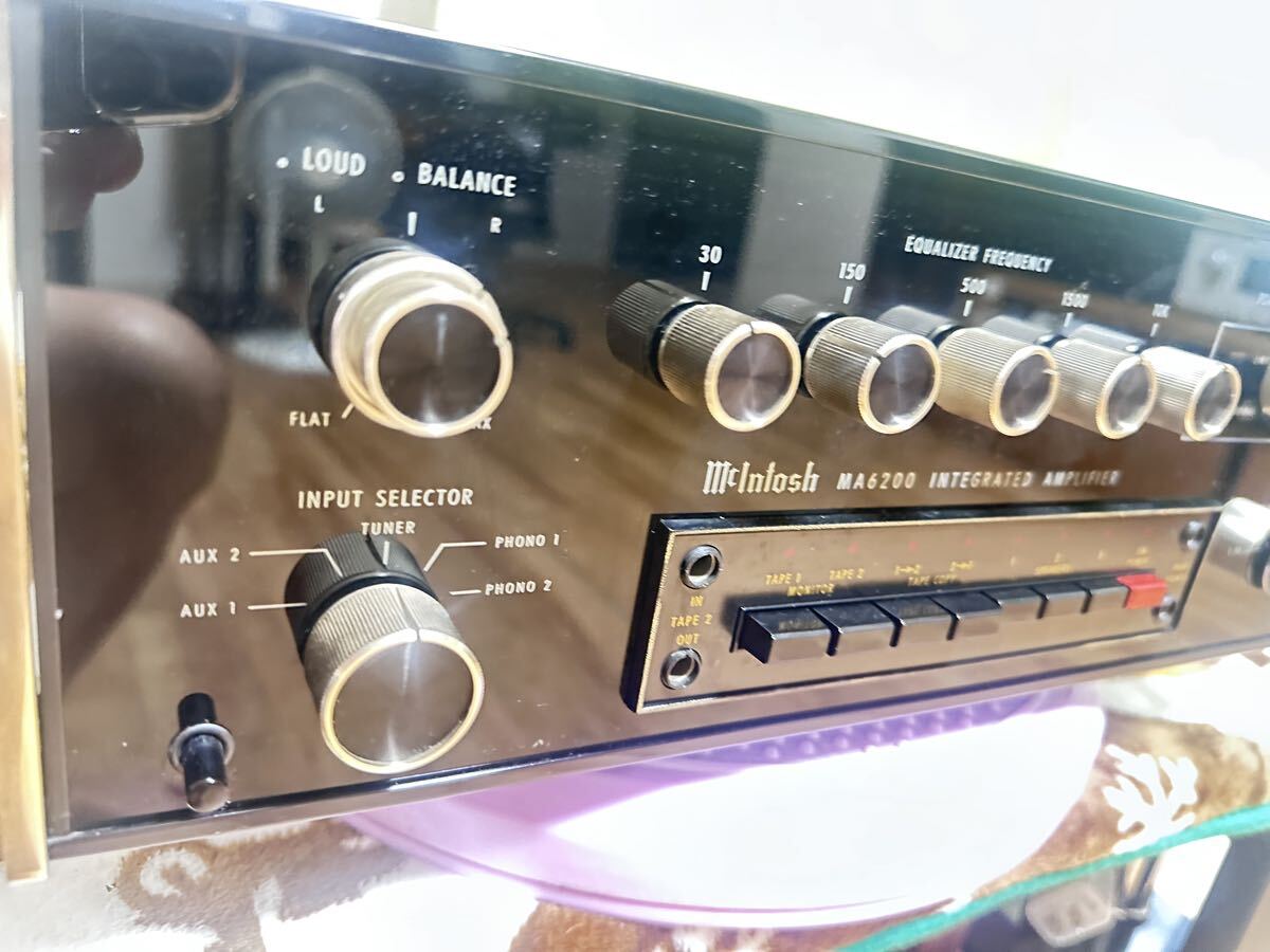 McIntosh MA6200 INTEGRATED AMPLIFIER マッキントッシュ プリメインアンプ