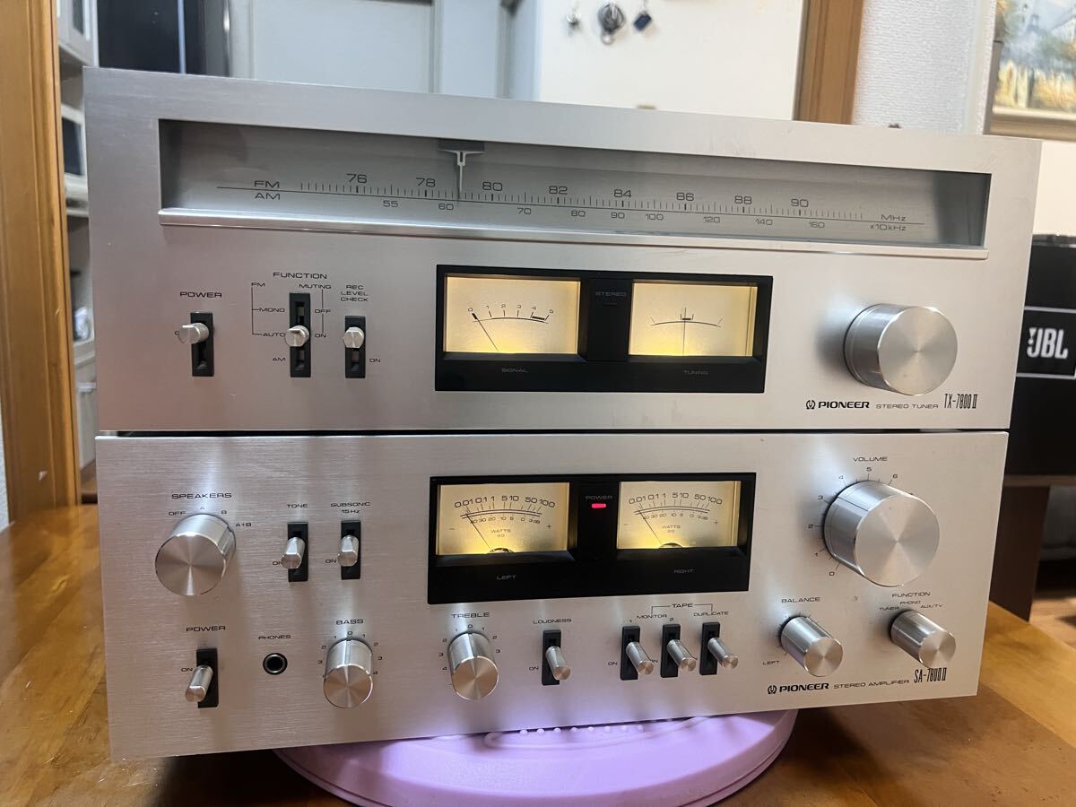 Pioneer SA-7800II TX-7800II ステレオアンプ チューナー セット