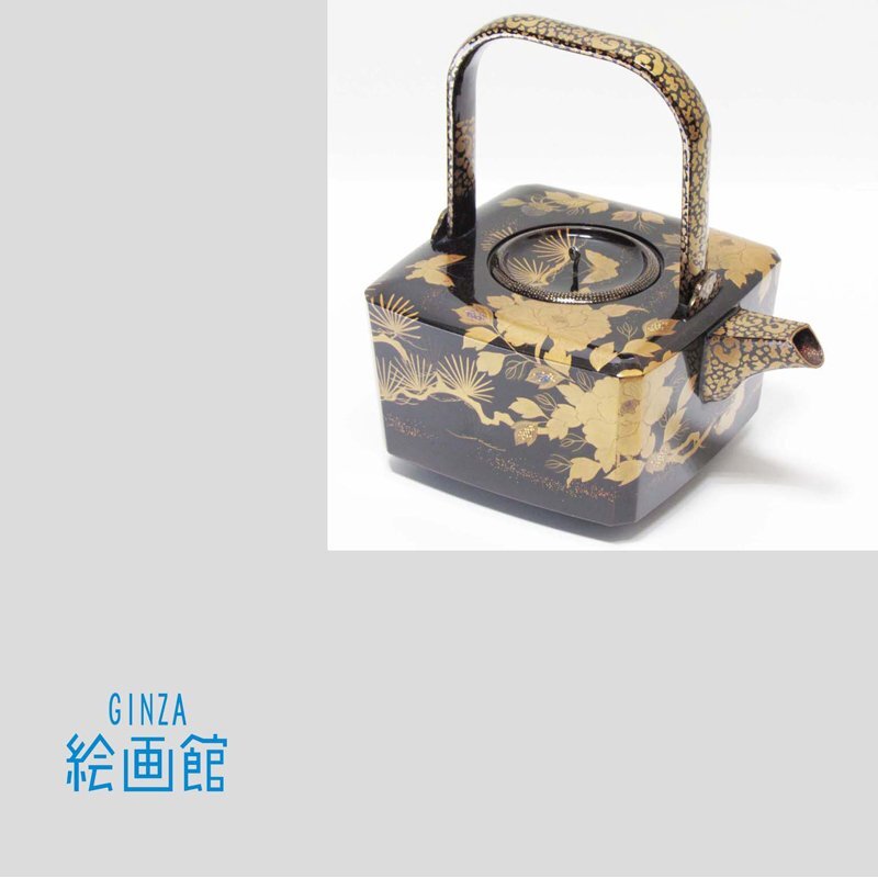 【GINZA絵画館】明治の輪島塗「とそ器一対」お屠蘇・お正月の縁起物・１点もの　K63U0N0G7X4C5I