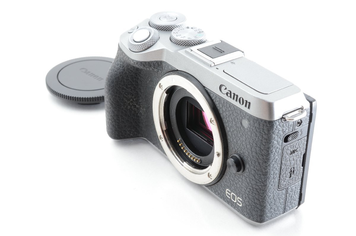 #C363 ★並品★CANON EOS M6 Mark II ボディ シルバー キヤノン マーク２ マークⅡ
