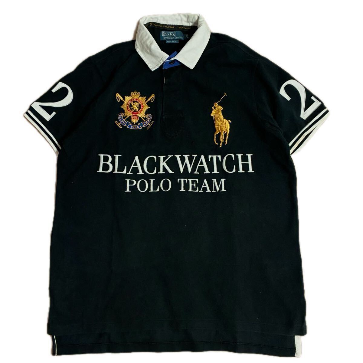Polo by Ralph Lauren ポロシャツ ビッグポニー ブラック L