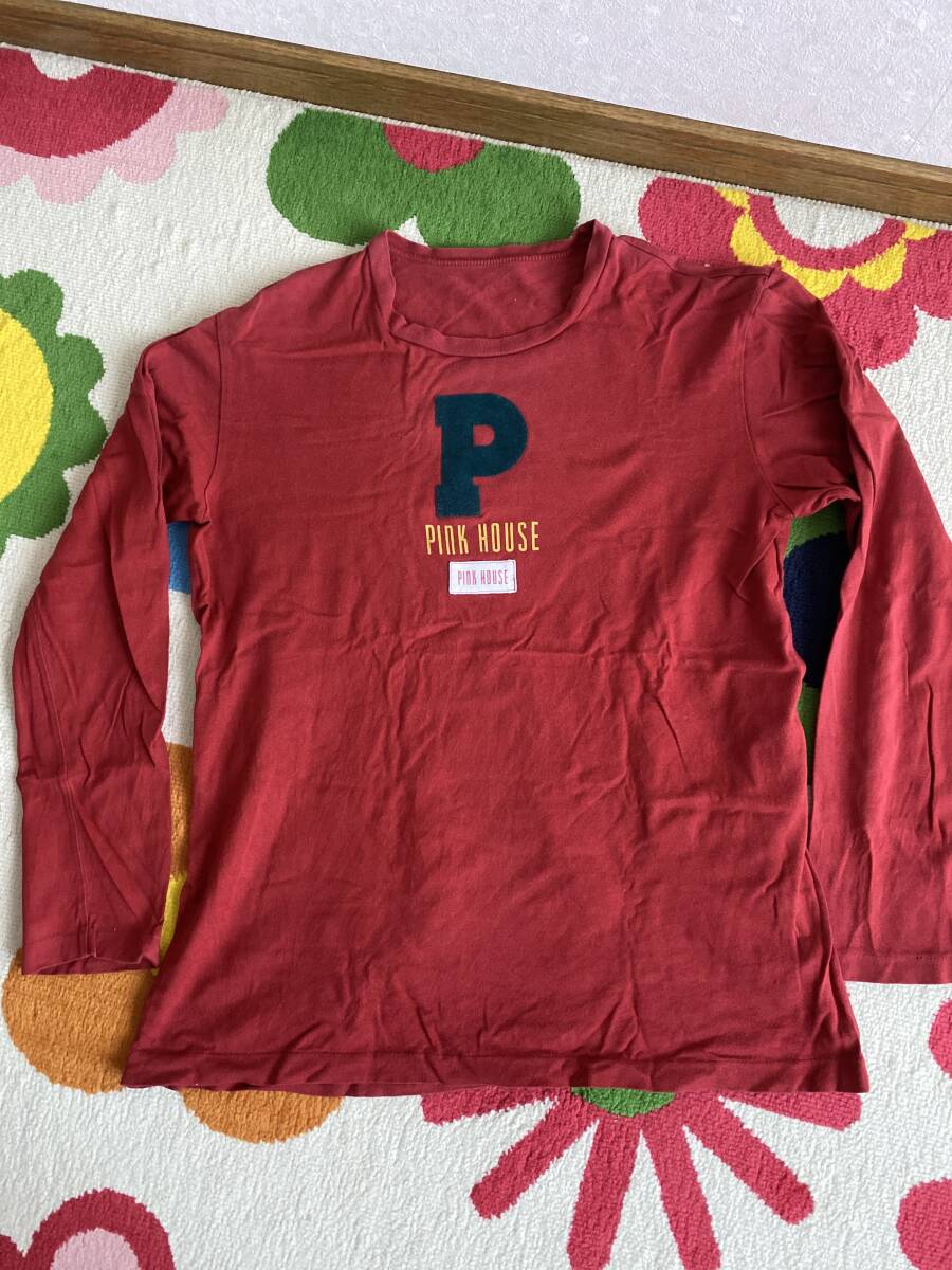 PINKHOUSE 長袖カットソー　シンプルロゴ