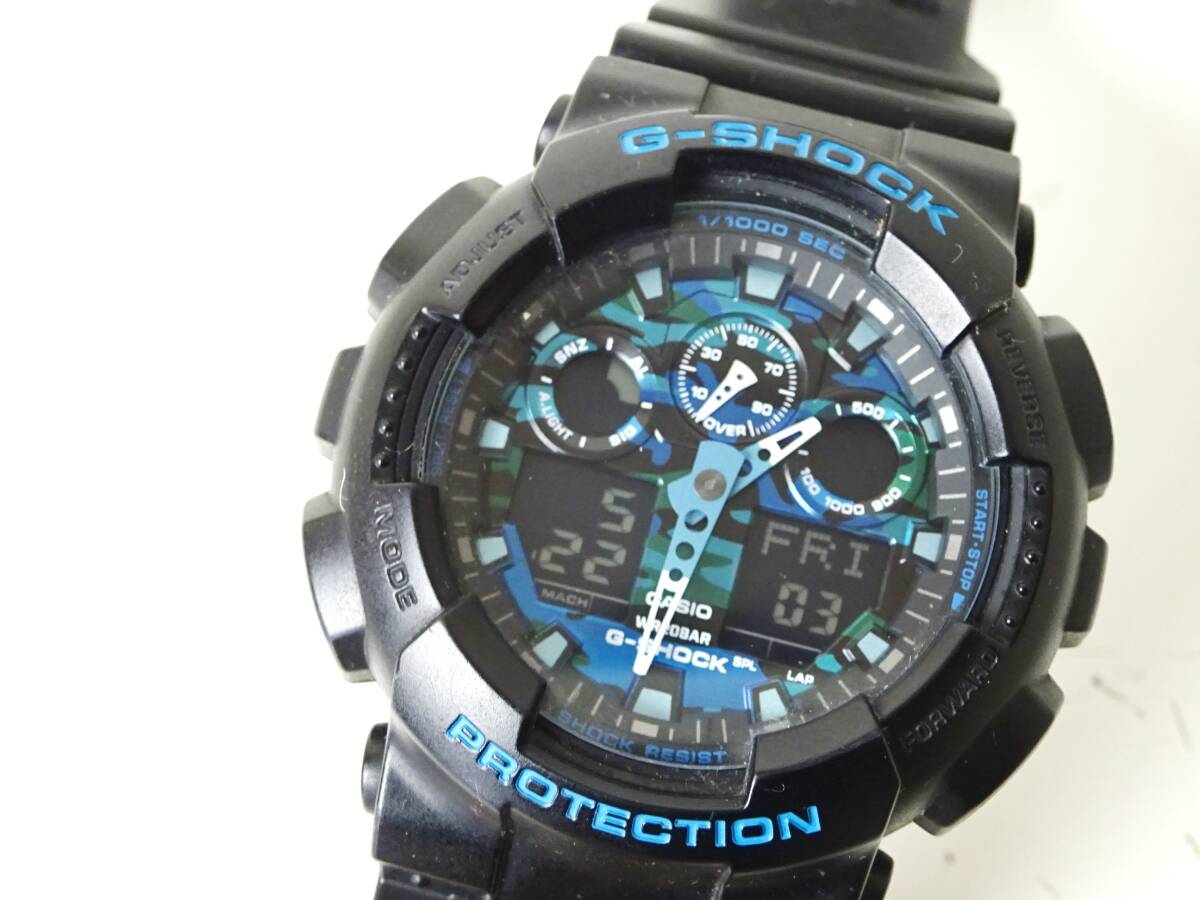 訳アリ◇カシオ G-SHOCK GA-100CB アナデジ
