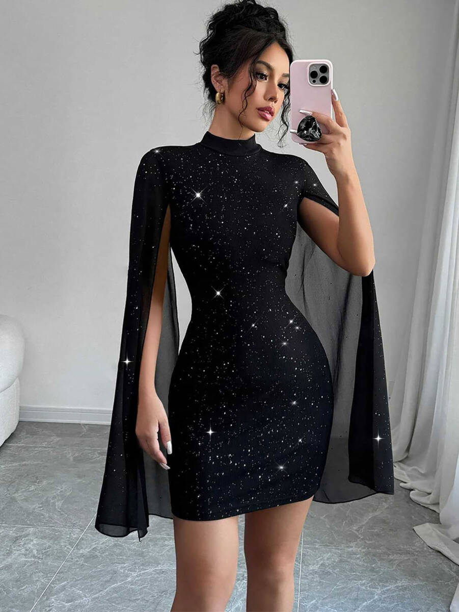 L052324　ワンピースレディース● 着心地抜群 20代30代40代 ●　高品質　　　美品　　dress　　ミニ丈　　　black