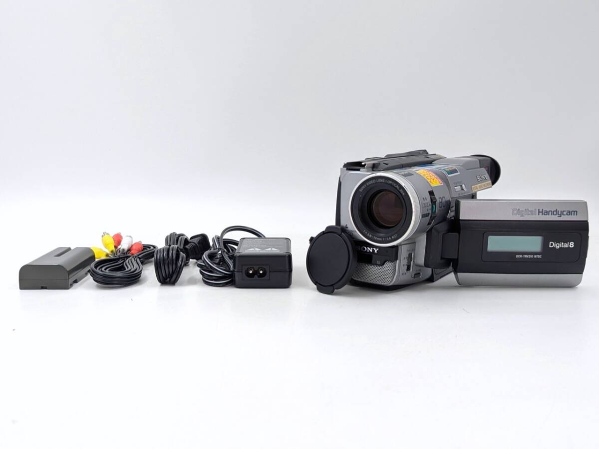 ★☆中古 良品 SONY DCR-TRV310 ソニー Handycam ハンディカム 動作確認/点検清掃済 Digital8 対応 8mmテープのダビングに！SC-16-14☆★