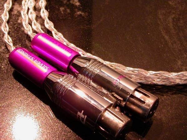 60万 音は史上最強 FTB 純銀線 XLRケーブル 2m×2本 合計4ｍ ペア 612-9　下位ケーブルでは取りこぼしていた音も細大漏らさず再生します！